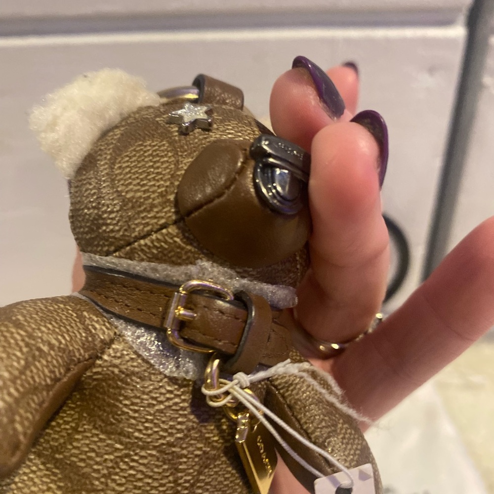 New Coach Bear Keychain * rare limited edition - Picture 3 of 5